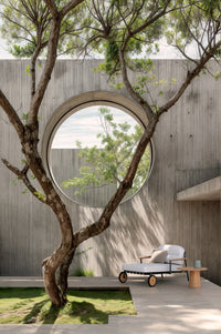 Lacus outdoor furniture lifestyle image by SKLD Studio, designed by Santiago Sevillano