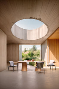 Lacus outdoor furniture lifestyle image by SKLD Studio, designed by Santiago Sevillano