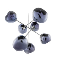 Tom Dixon Melt Large Chandelier in smoke, official alternate product view