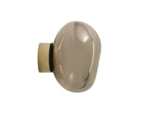 Tom Dixon Melt Mini Surface Light in bronze, side view switched off