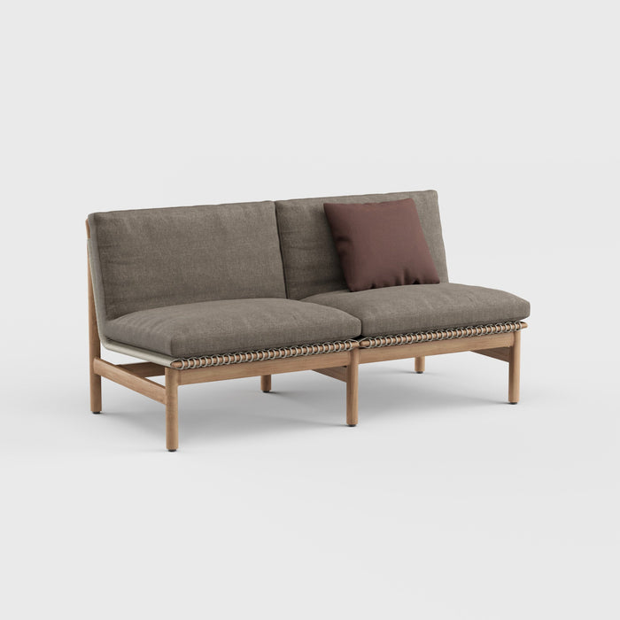 Montauk Sofa Armless Teak 63"