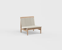 Montauk Lounge Chair Armless Teak