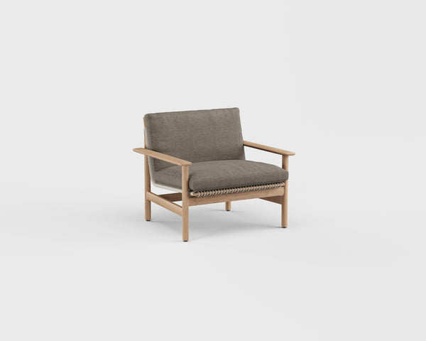 Montauk Lounge Chair Arm Teak