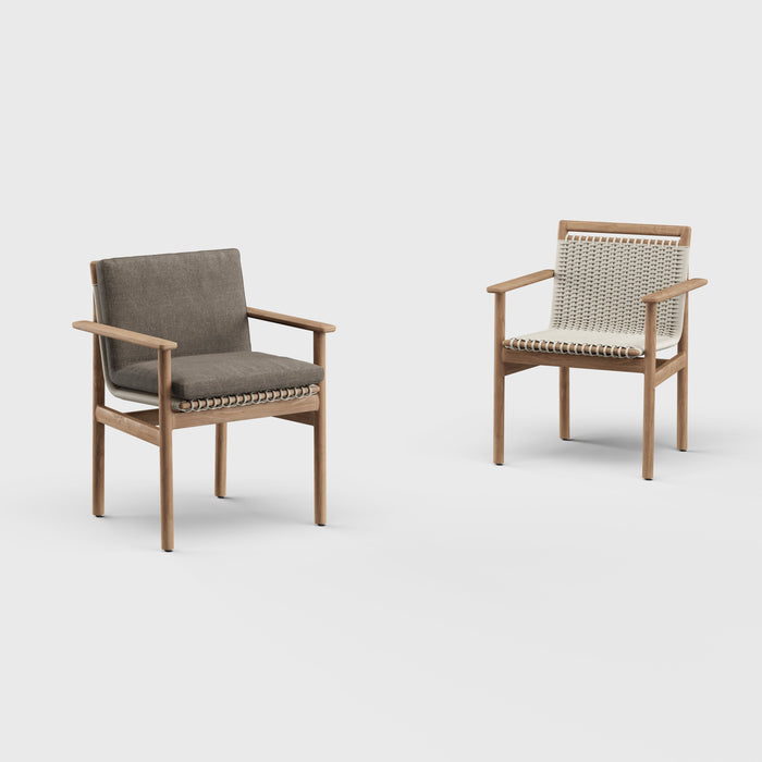 Montauk Dining Arm Chair Teak