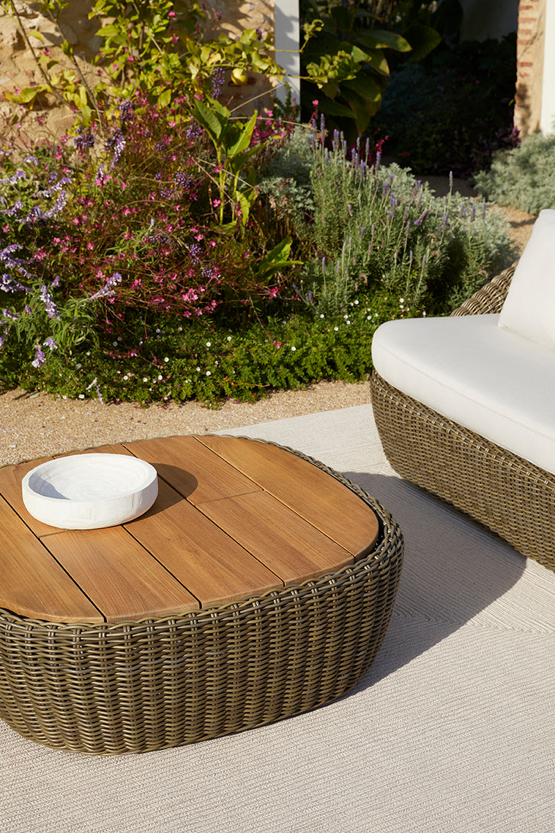 Heritage Square Woven Coffee Table HPL