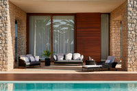 Weave 2 Seater Sofa + Taupe Rope