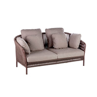 Weave 2 Seater Sofa + Taupe Rope