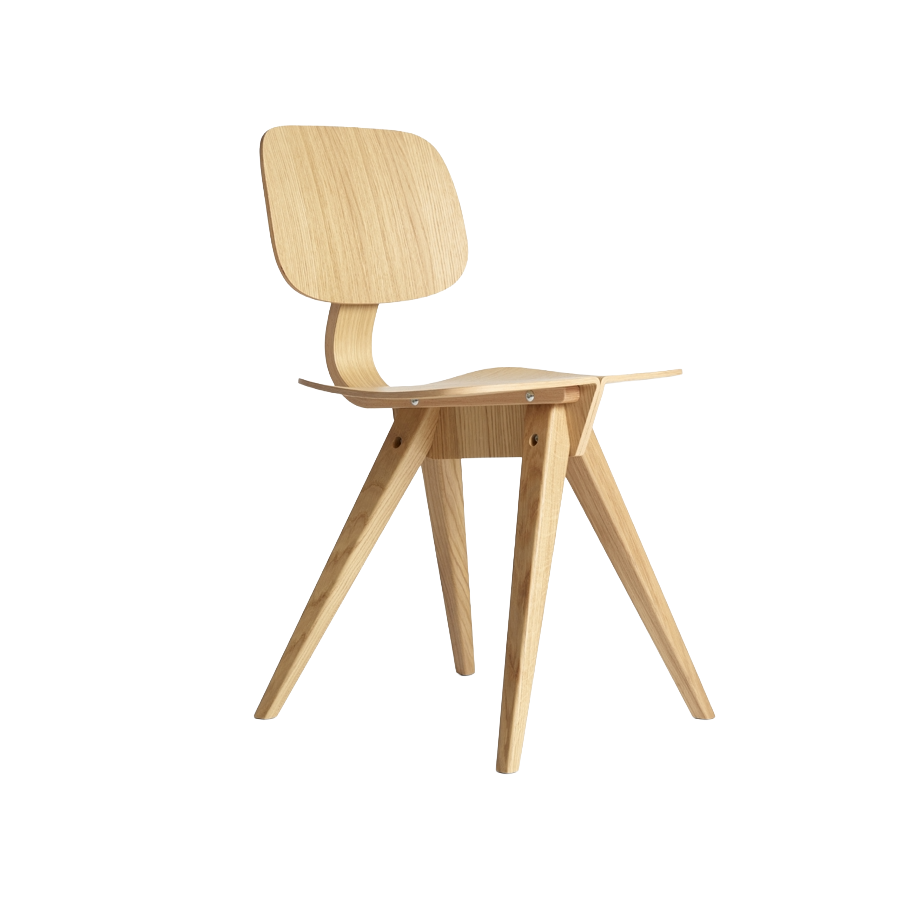 Mosquito 21 Side Chair Solid Oak (Display Sale)
