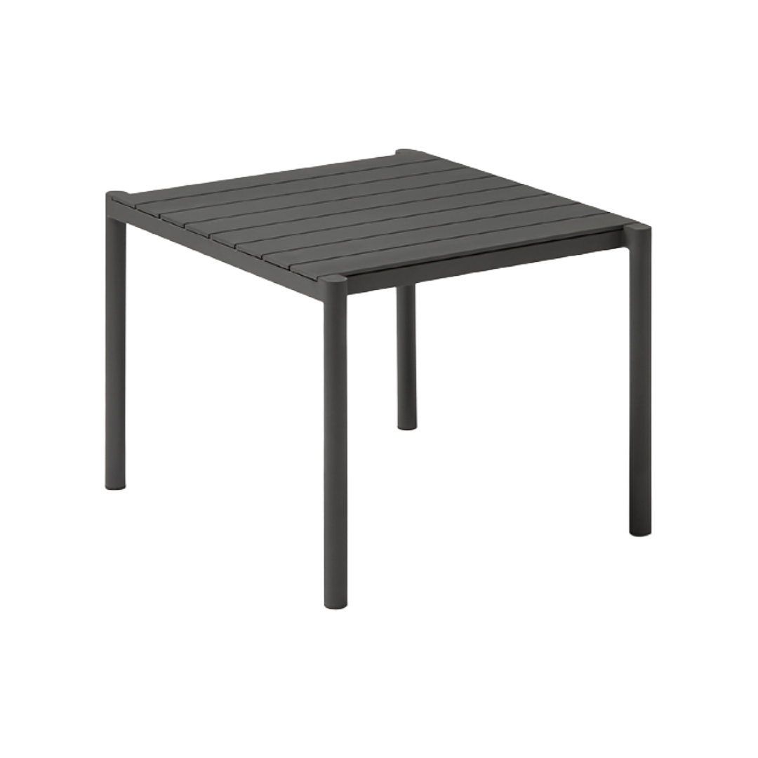 Origin Rectangular Side Table 20" x 17" Gunmetal Grey (Display Sale)