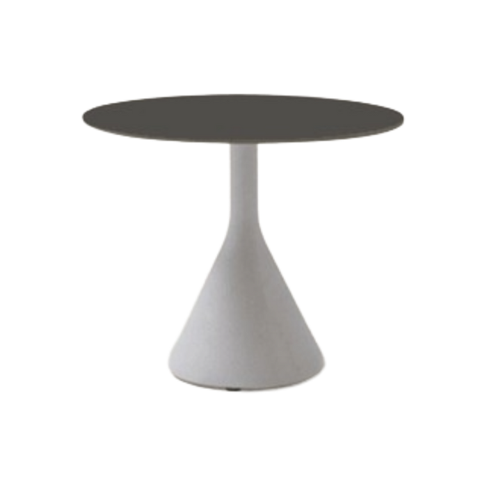 Neck Round Side Table 24" Teak (Display Sale)