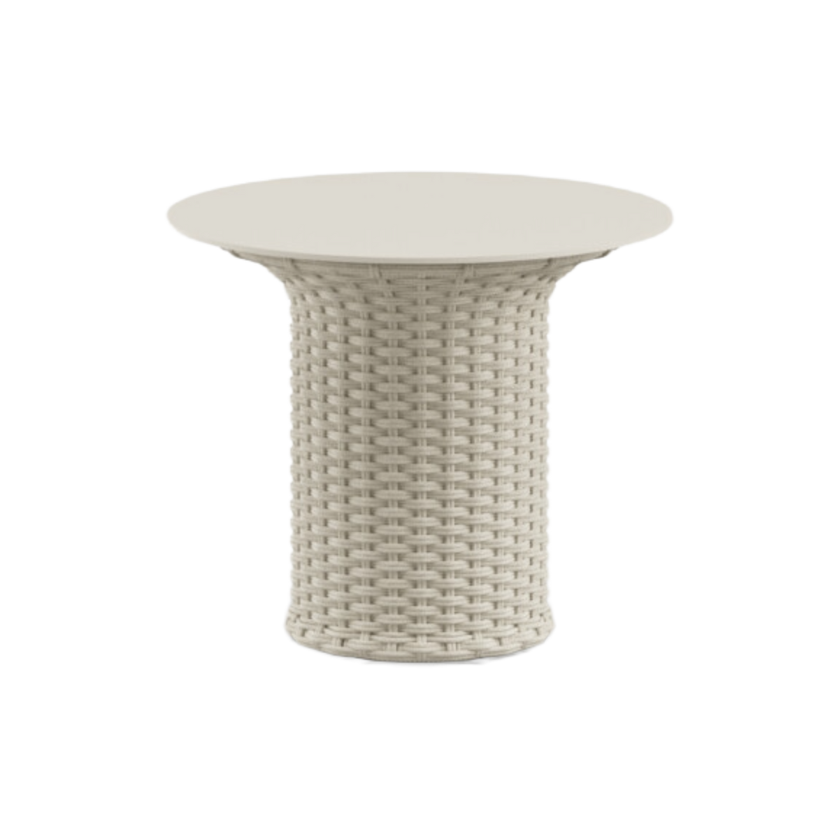 Tribeca 20" Round Side Table Shell Stone Top (Display Sale)