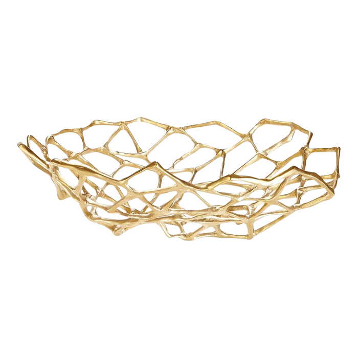 Bone Large Bowl Brass (Display Sale)