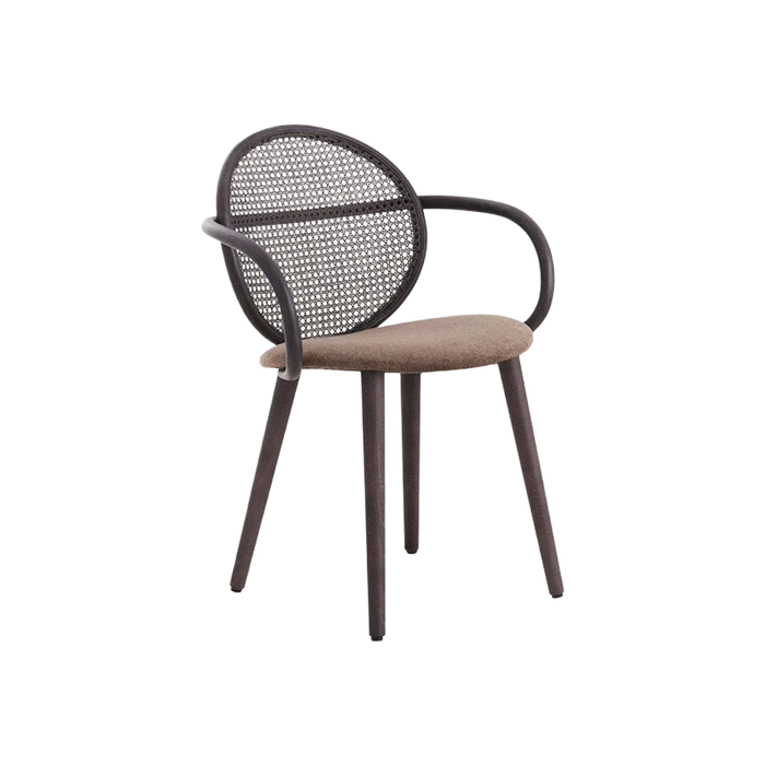 Loop Dining Armchair With Solid Wood Legs (Display Sale)