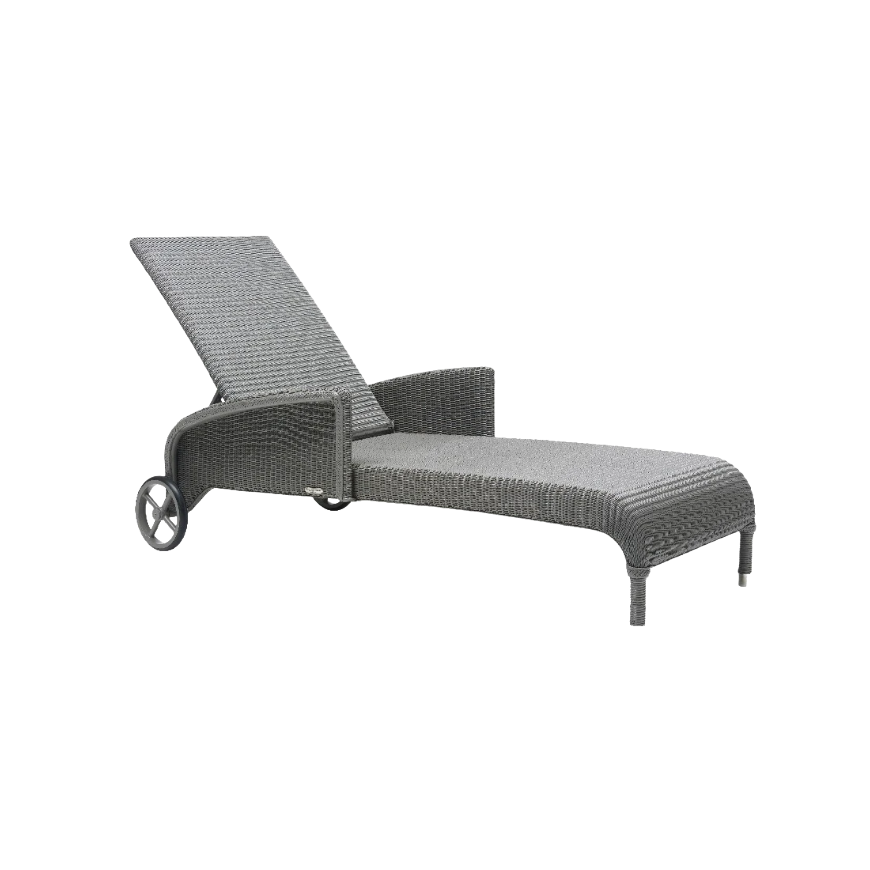 Dovile Sunlounger With Arms