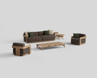 Montauk Side Table Rect Teak 68'