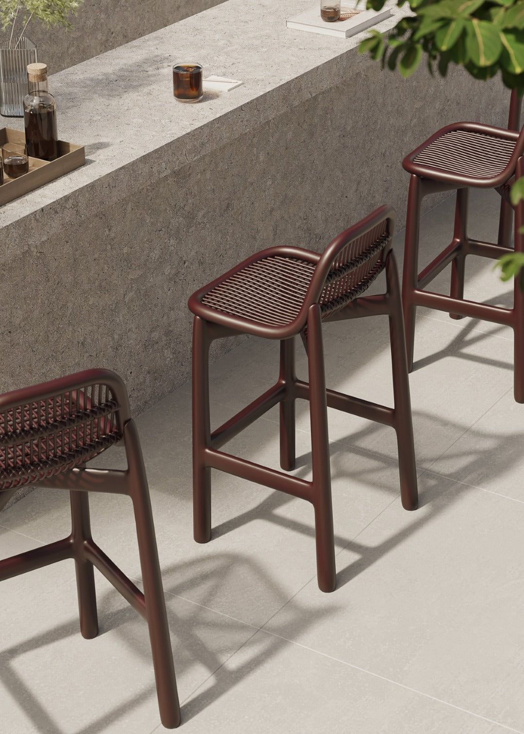 Serra outdoor furniture lifestyle image by SKLD Studio