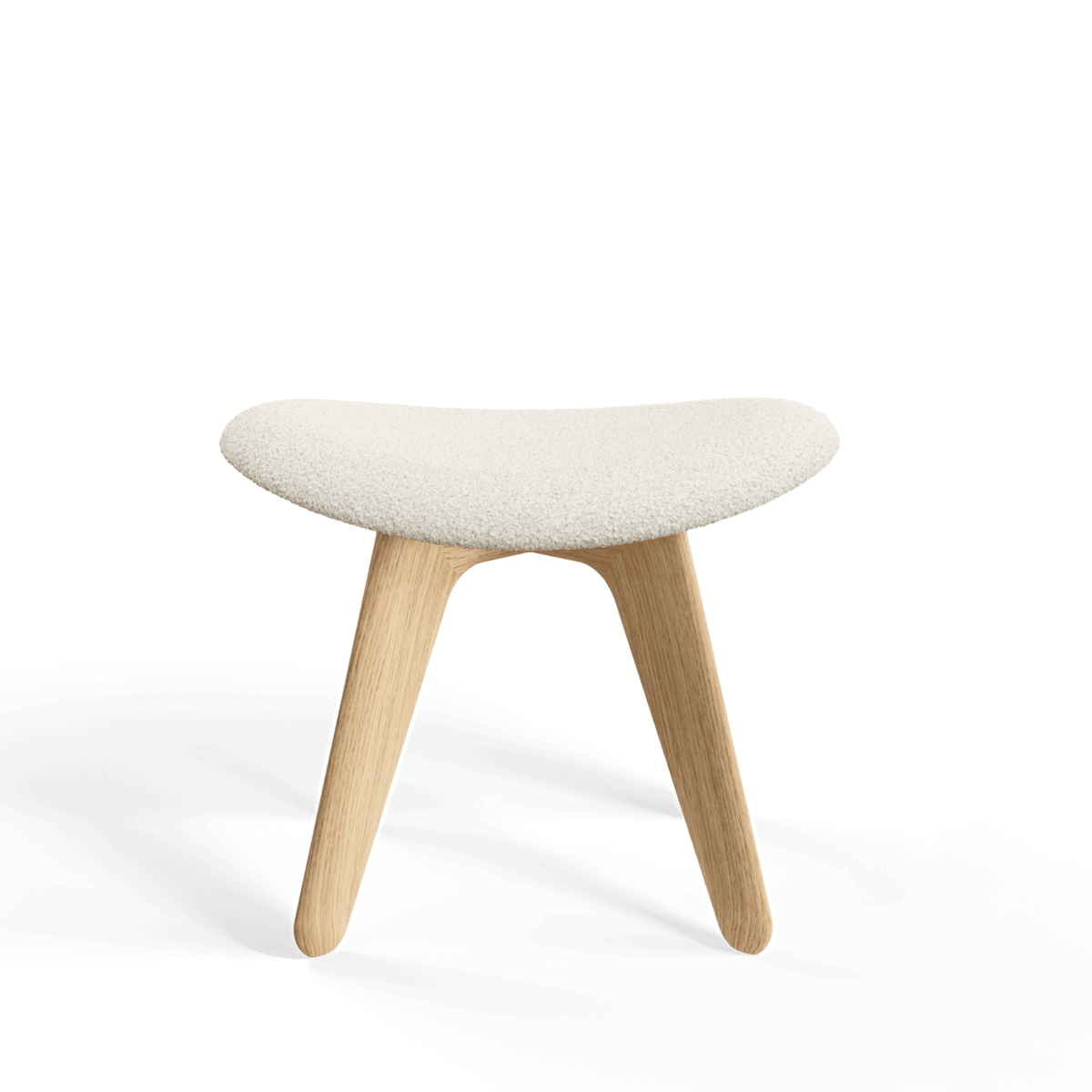 Tom Dixon Slab Ottoman Natural Kvadrat Elle Boucle product view