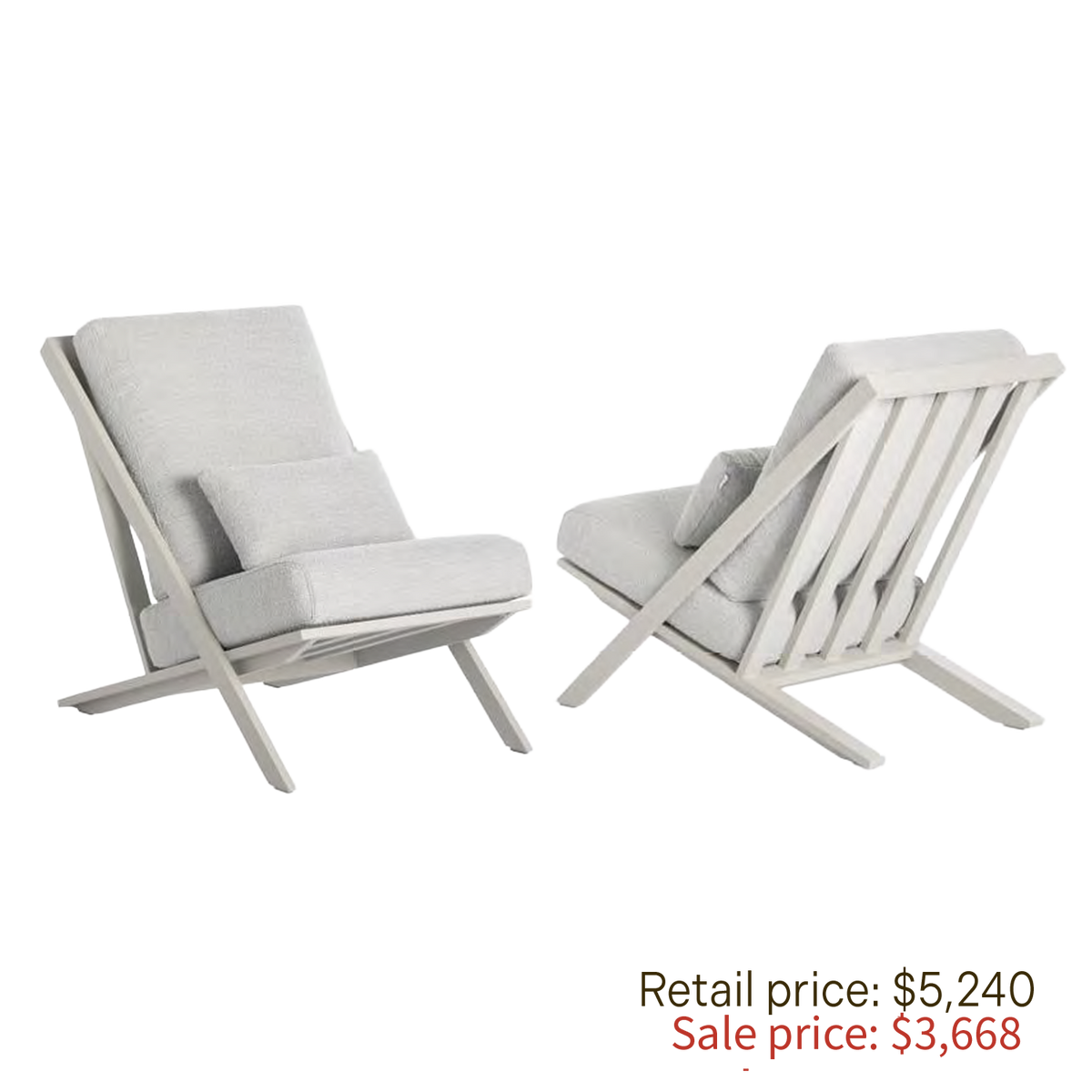 Gandia Blasco - Timeless Lounge Chairs (Set of 2) (Display Sale)