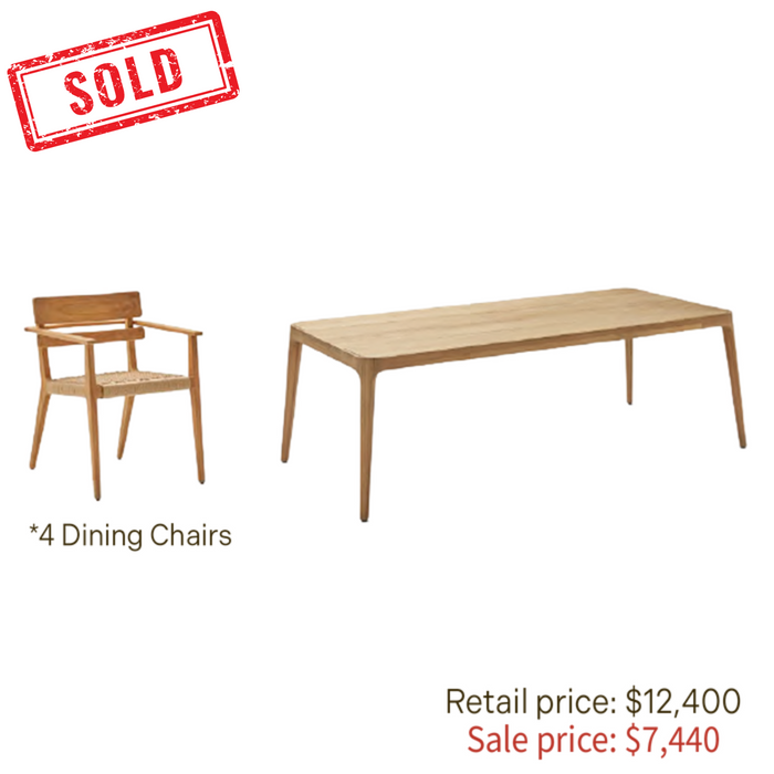 Point - Parallel Dining Set (Display Sale)