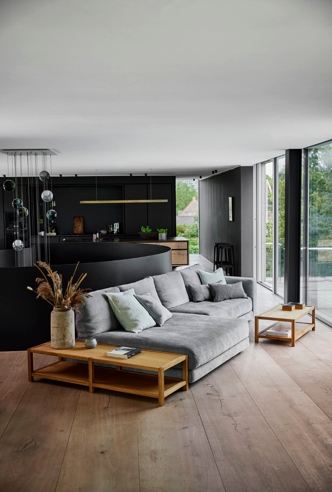 Scale coffee table lifestyle image by Cane-line, designed by byKATO