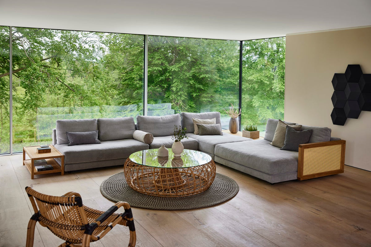 Scale coffee table lifestyle image by Cane-line, designed by byKATO