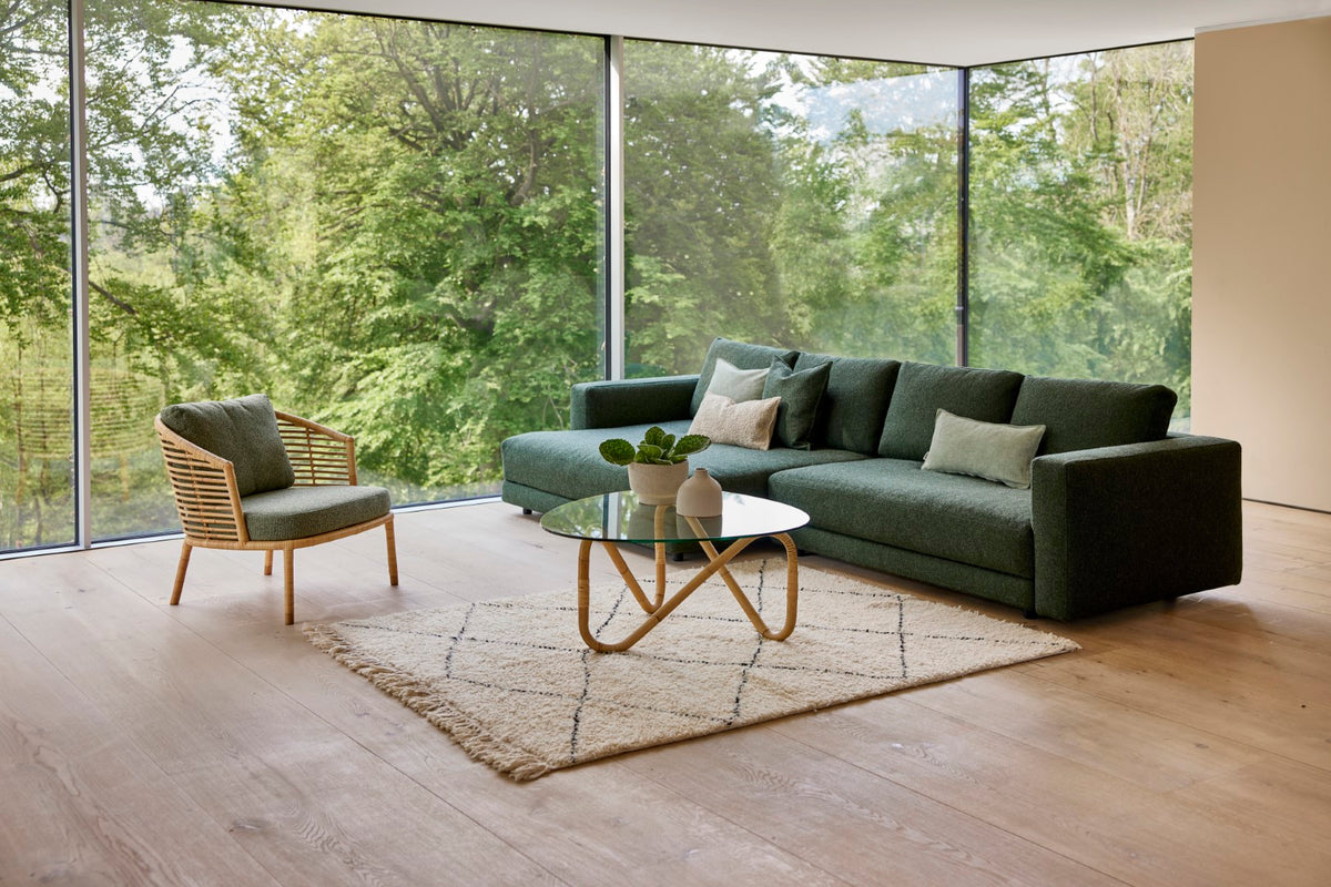 Scale coffee table lifestyle image by Cane-line, designed by byKATO