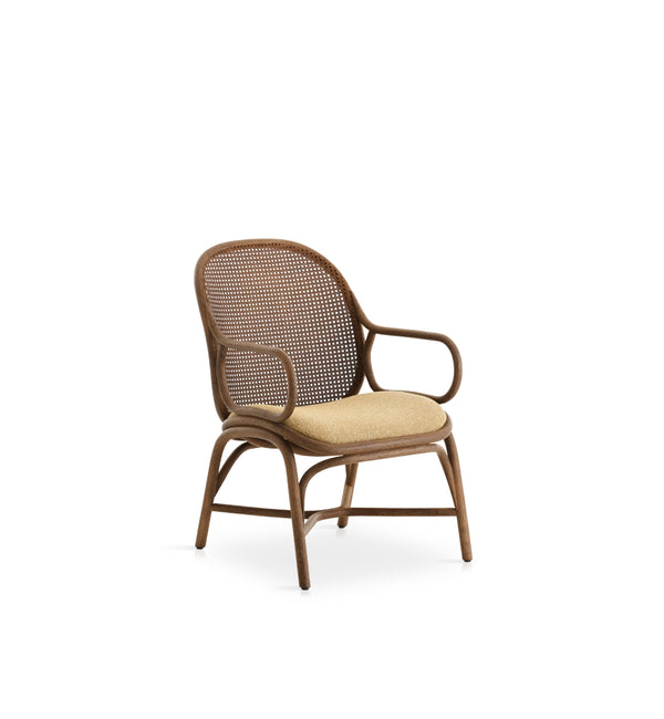 Frames Upholstered Low Backrest Armchair