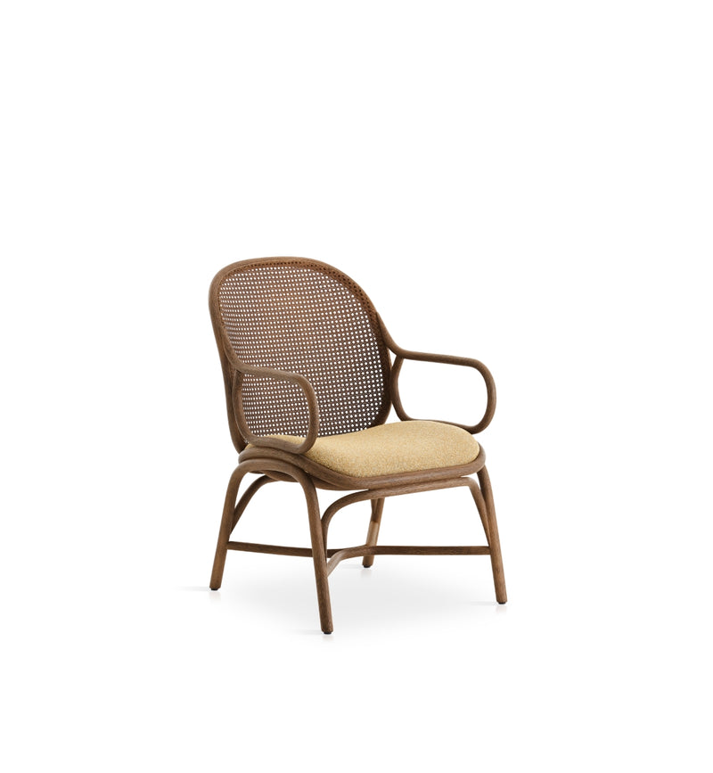 Frames Upholstered Low Backrest Armchair