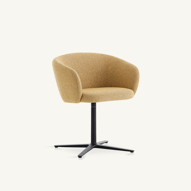 Huma Upholstered Swivel Armchair