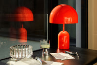 Tom Dixon Bell Table Light in fluoro, detail view