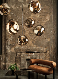 Tom Dixon Melt Large Chandelier in an official interior installation