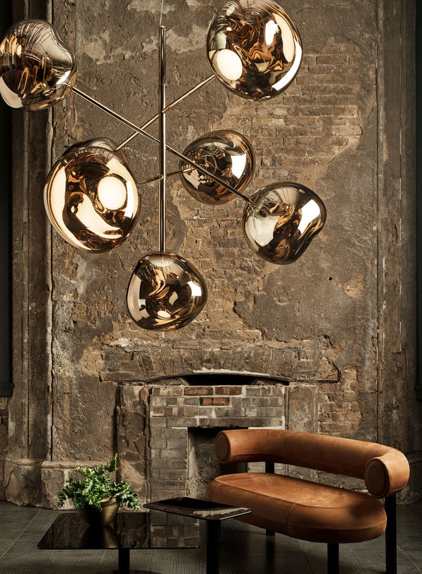 Tom Dixon Melt Large Chandelier in an official interior installation