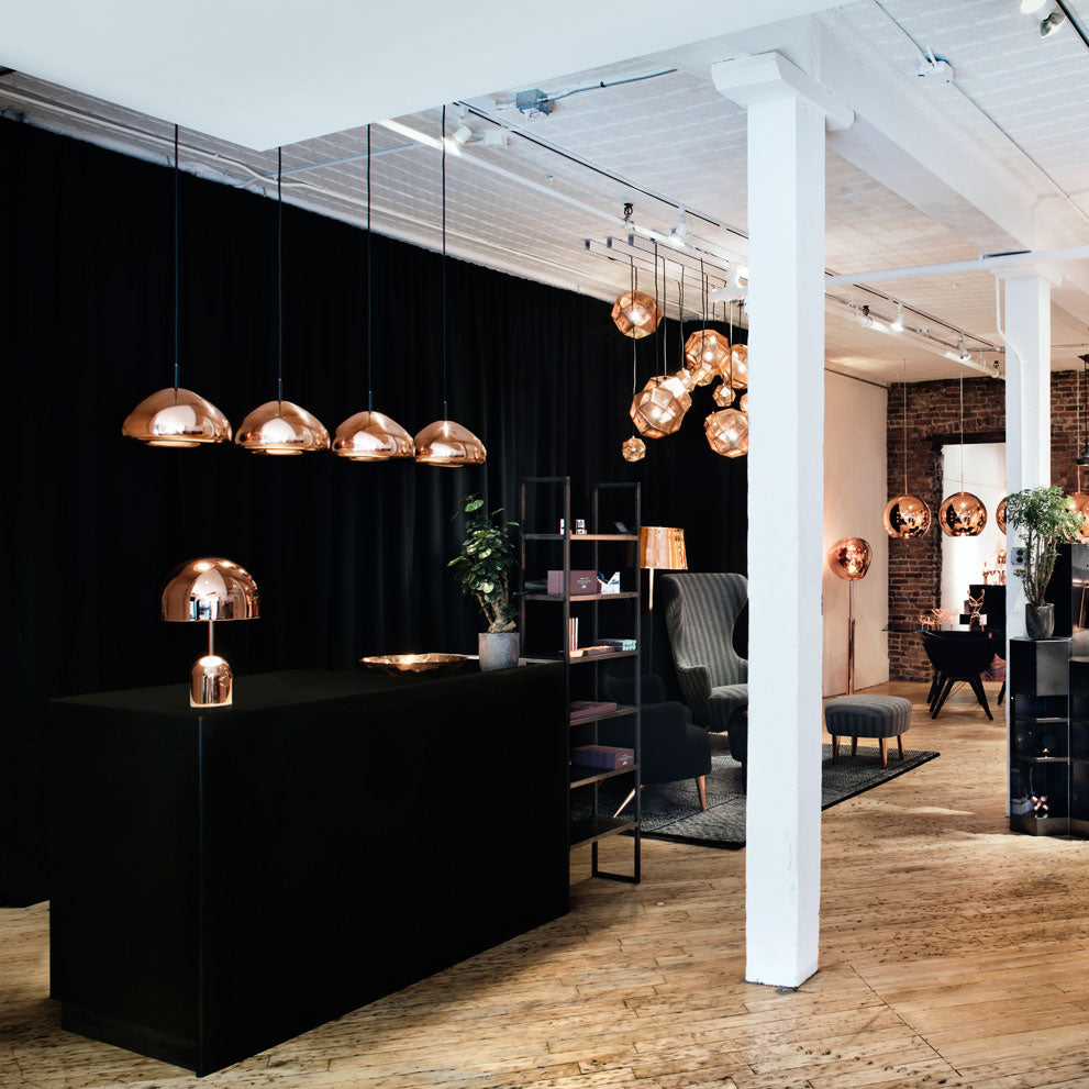Tom Dixon Bell Table Light in the Howard Street interior