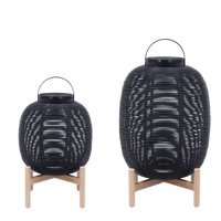 Tika Lantern Teak Base