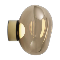 Melt Mini Surface Light, Bronze Polished Polycarbonate by Tom Dixon