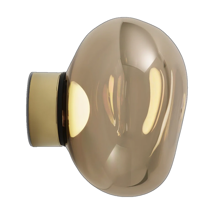 Melt Mini Surface Light, Bronze Polished Polycarbonate by Tom Dixon