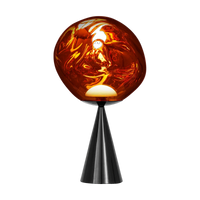 Tom Dixon Melt Fat Cone Table Light in copper polished polycarbonate