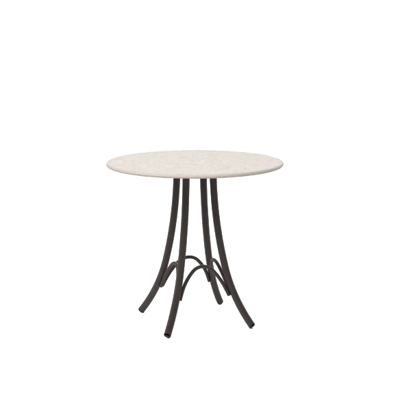 Arata Bistro Table Grey Brown outdoor furniture by SKLD Studio, designed by Valerio Sommella