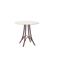 Arata Bistro Table Rust outdoor furniture by SKLD Studio, designed by Valerio Sommella