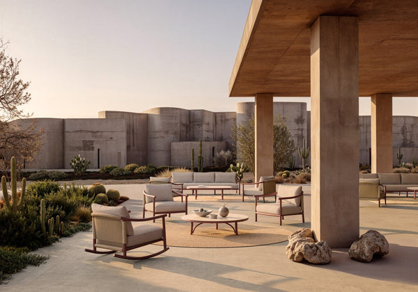 Arata outdoor furniture lifestyle image by SKLD Studio
