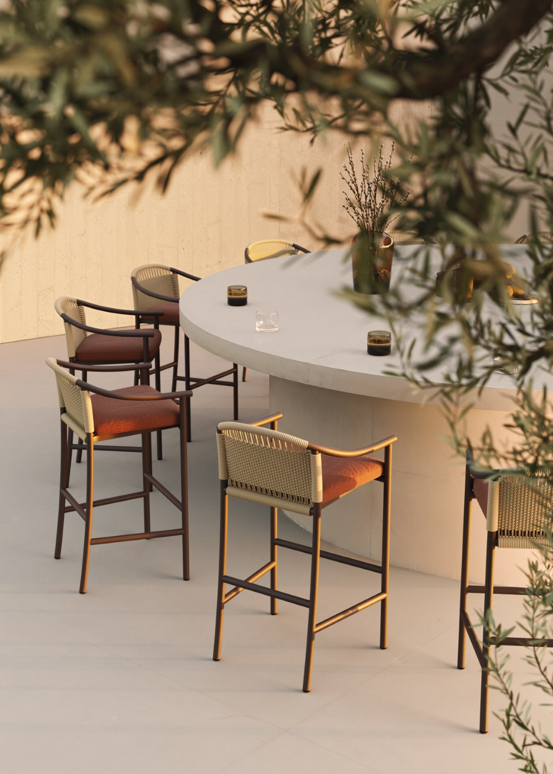Arata outdoor furniture lifestyle image by SKLD Studio