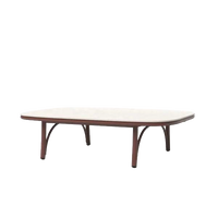 Arata Rectangular Coffee Table Rust outdoor furniture by SKLD Studio, designed by Valerio Sommella