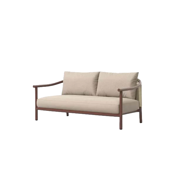 Arata Sofa 2PL Rust outdoor furniture by SKLD Studio, designed by Valerio Sommella