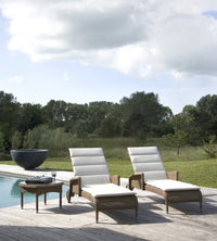 Dovile Sunlounger With Arms