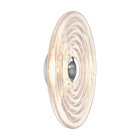 Press Large Surface Light, Clear Pressed Glass by Tom Dixon