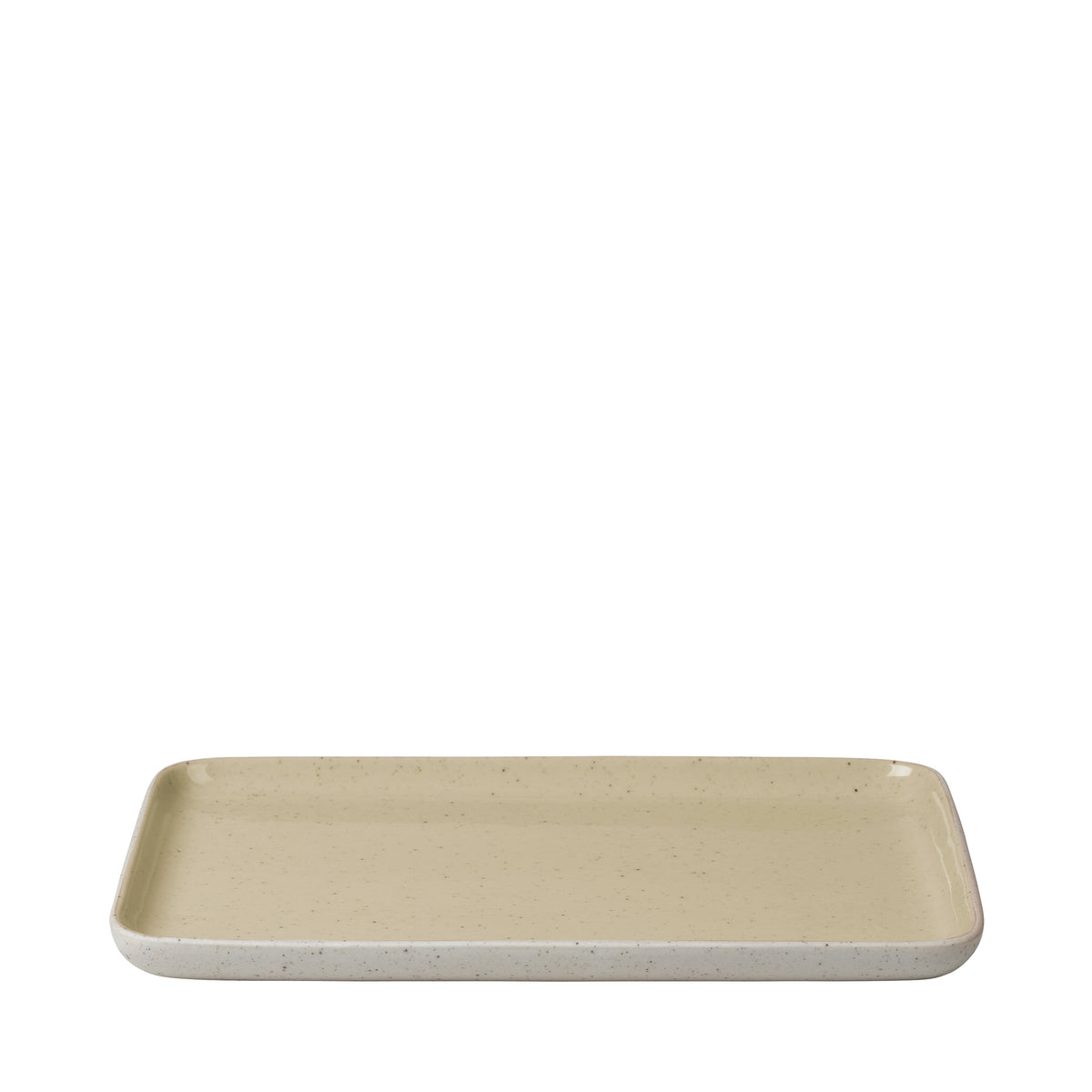 SABLO Ceramic Stoneware Snack Plates - Set of 4