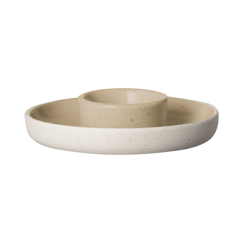 SABLO Ceramic Stoneware Egg Cup With Base - Set of 2