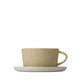 SABLO Ceramic Stoneware Tea Cups and Saucers - Set of 2