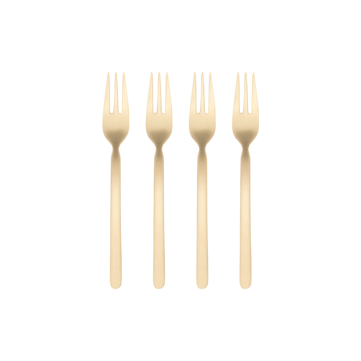 STELLA Cake Forks - Set of 4 - PVD Coated Stainless Steel