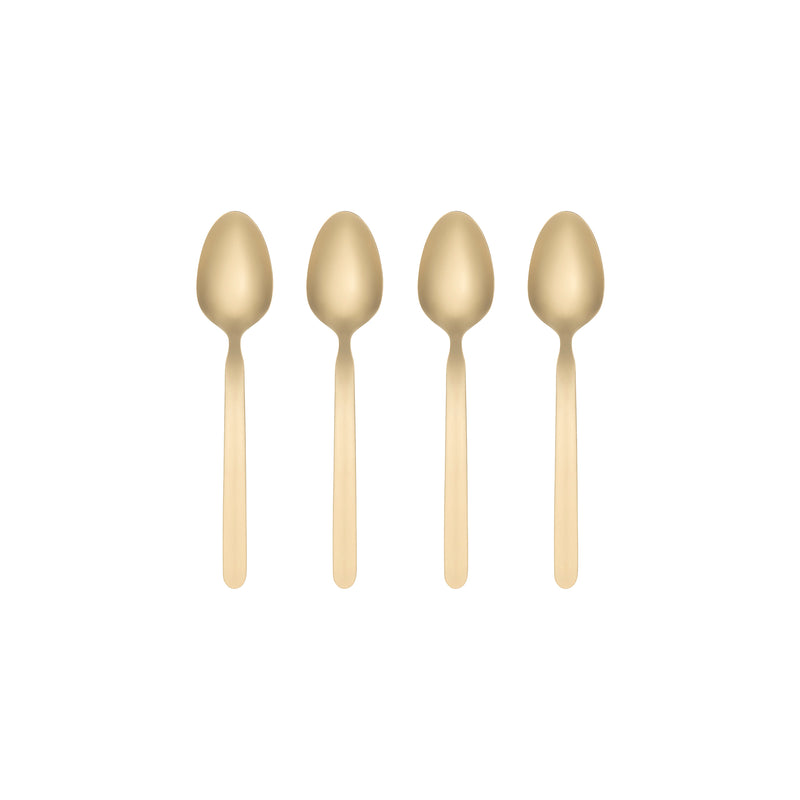 STELLA Espresso Spoons - Set of 4 - PVD Coated Stainless Steel